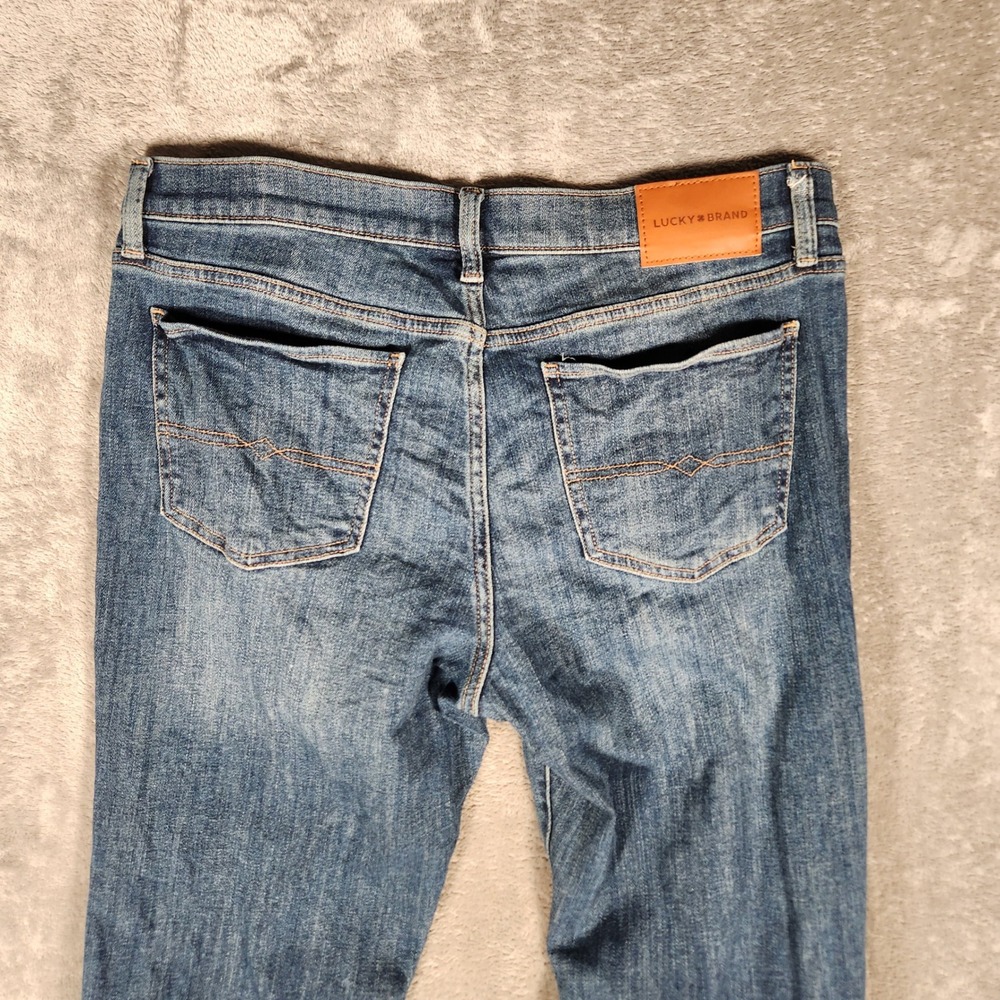 Lucky Brand Sweet Mid Rise Jeans Women's 31X31 Blue Excellent 7W12559 Straight - Picture 13 of 15